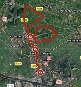zaanmarathon-route